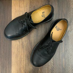 *DOC MARTENS* MENS SIZE 7UK | 8US MEN |  41EU |  9US WOMEN BLACK 3 EYELET GIBSON
